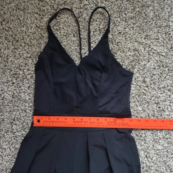 NWT Halara Breezeful Wide Leg Quick Dry Jumpsuit  Black Size XS Sleeveless New - Picture 6 of 8